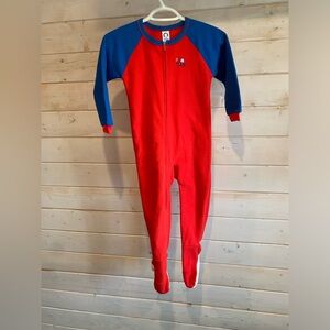 Gerber | 5T Red Fleece Footie Pyjamas